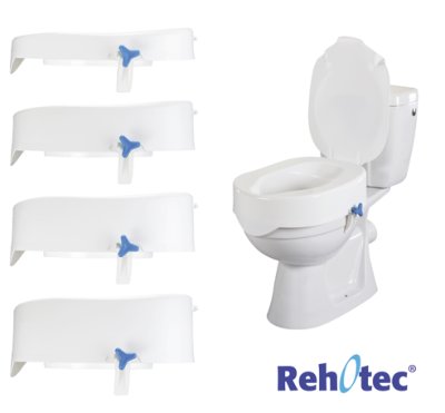 Toilettensitzerhöhung REHOTEC>>>>Ausf.: mit Deckel 7 cm