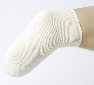 Stumpfstrumpf Cotton Frottee,Extra,weiß 30cm, Stumpfstrumpf Cotton FrotteeExtra,weiß 60cm