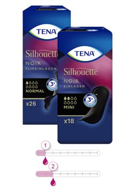 471983.jpg Einlage TENA Silhouette Mini,Noir(6x18Stk),
