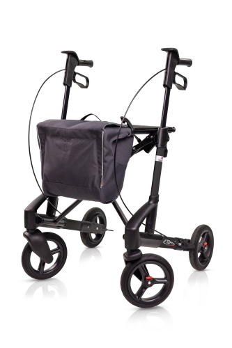 Rollator Troja 5G Black Series S>>>>Farbe: nachtschwarz