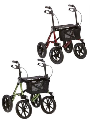 340448.jpg Rollator TAiMA XC, PU-bereift, Netzt und Stockhalter, oasisgrün-metallic>>>>