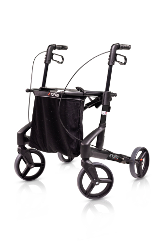 Rollator Troja Original Black Series S>>>>Farbe: nachtschwarz