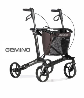Leichtgewichtrollator Gemino 30 Carbon>>>>Ausf.: Carbon M