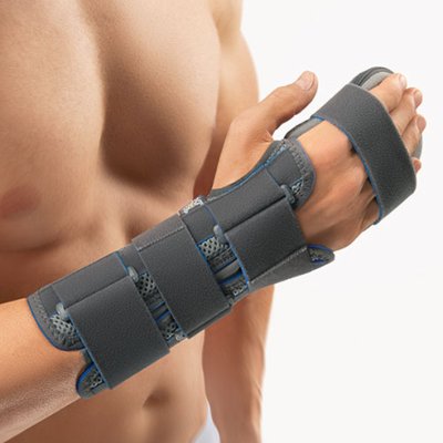 Bort Fingergelenkstütze, grau>>>>Gr. M rechts