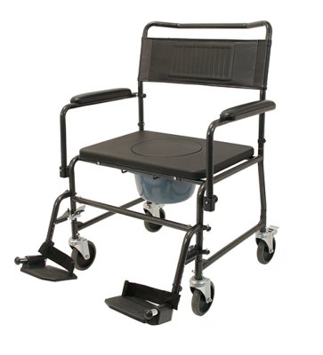 Toilettenrollstuhl TRS 200 XXL anthrazit>>>>