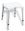 Duschhocker AQUATEC DOT mit 2 Auschnitten SH 40-55cm, grau>>>>