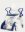 Toilettenrollstuhl BONN 5" Räder>>>>Farbe: grau/blau Toilettenrollstuhl BONN 5" Räder>>>>Farbe: grau/grau