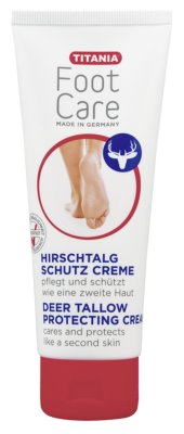 Foot Care Hirschtalg Schutz,Creme 100ml(Titania), Foot Care Hirschtalg Schutz,Creme 100ml(Titania),