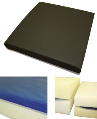 ADL Sitzkissen Silflex 400 mit PU-Schaum schwarz>>>>50 x 43 cm ADL Sitzkissen Silflex 400 mit PU-Schaum schwarz>>>>52 x 44 cm
