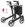 Rollator ATHLON SL Carbon Standard mit Stockhalter und Tasche>>>>Farbe: schwarz SH L/62 cm
