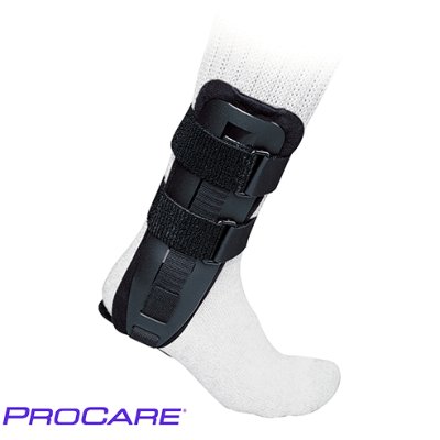 Standart Sprunggelenkorthese PROCARE SURROUND ANKLE FLOAM, schwarz>>>>Ausf.: Standard (lange Version) Standart Sprunggelenkorthese PROCARE SURROUND ANKLE FLOAM, schwarz>>>>Ausf.: Kidz (Kinderversion)