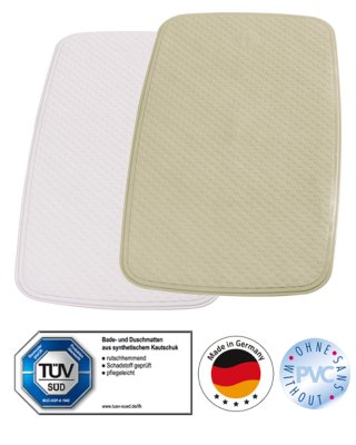 Wanneneinlage Capri 38x72 cm>>>>Farbe: beige