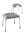 Duschhocker INVACARE Sorrento mit Ausschnitt, weiß-grau>>>>