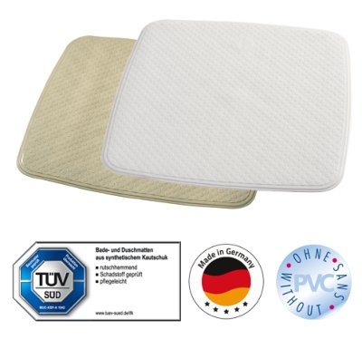 Duscheinlage Capri 54x54 cm>>>>Farbe: beige