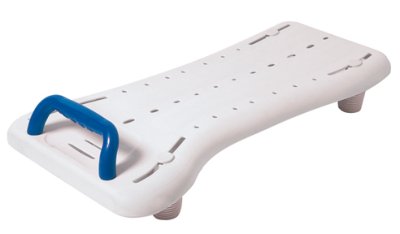 Badebrett BENNY XL mit Handgriff, weiß>>>>73 cm