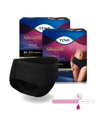 Pants TENA Silhouette Normal,Noir M(6x10Stk), Pants TENA Silhouette Normal,Noir L(6x9Stk),