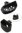 Stockhalter mit Kunststoff-Schale für 2 Stöcke 25mm>>>> Stockhalter mit Kunststoff-Schale für 2 Stöcke 25mm>>>>
