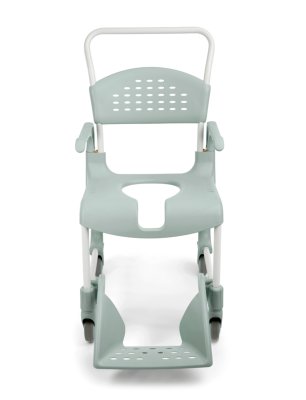Dusch- und Toilettenrollstuhl Clean, vordere Öffnung, lagoon>>>>SH 49 cm Dusch- und Toilettenrollstuhl Clean, vordere Öffnung, lagoon>>>>SH 49 cm