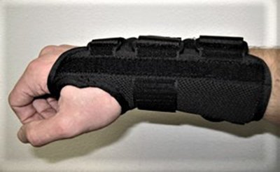 Handgelenkschiene schwarz>>>>Gr. S links