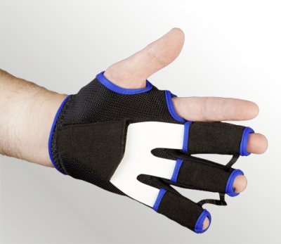 Nachtlagerungs-Schiene FixxGlove super plus, schwarz-blau-weiß>>>>Gr. XXL rechts