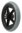 Rad mit PU-Reifen 5 Speichen Nabenlänge 60 mm, schwarz/grau>>>>