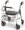 Rollator XXL mit Rückenbügel, Sitz,Korb,PU, maximal 200Kg,silber>>>> Rollator XXL mit Rückenbügel, Sitz,Korb,PU, maximal 200Kg,silber>>>>