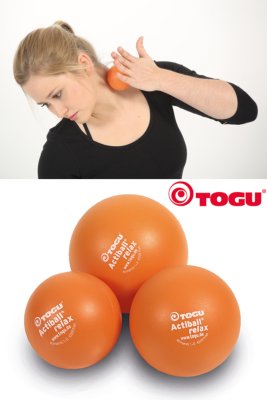Actiball Relax Massageball,3er-Set S,M,L orange(TOGU),