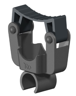 Stockhalterklemme universal mit Kunststoff-Schelle 22mm und 25mm>>>> Stockhalterklemme universal mit Kunststoff-Schelle 22mm und 25mm>>>>