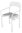 Duschstuhl TOBAGO m.Armlehnen,u.Ausschnitt,faltbar,blau, Duschstuhl TOBAGO m.Armlehnen,u.Ausschnitt,faltbar,blau,