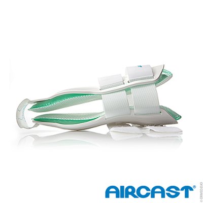 Sprunggelenkschiene AIRCAST Air-Stirrup II weiß>>>>Gr. S links Sprunggelenkschiene AIRCAST Air-Stirrup II weiß>>>>Gr. S links