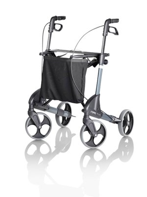 340531.jpg Rollator Topro Troja Original inkl. Stoffsitz und Netzkorb (max. 10 kg), silber>>>>Gr. M