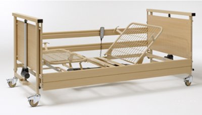 Burmeier Pflegebett Allura II, 24V 4-geteilt, 100x200cm,Holz>>>>