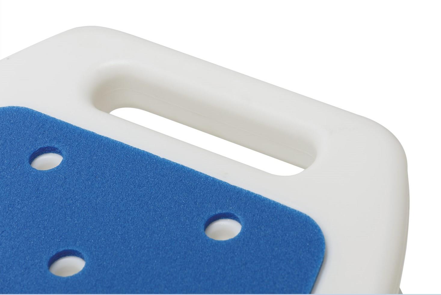 Blue seat Duschhocker faltbar mit Rückenlehne