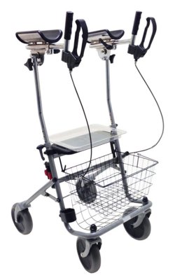 Rollator Cristallo 2 mit Unterarmauflage,silber>>>>