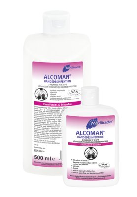 Hände-Desinfektionsmittel ALCOMAN+ 500 ml>>>>