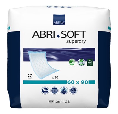 Bettschutzeinlage Abena Abri-Soft Superdry 60x90cm(1 Karton: 4 x 30 Stück)>>>> Bettschutzeinlage Abena Abri-Soft Superdry 60x90cm(1 Karton: 4 x 30 Stück)>>>>