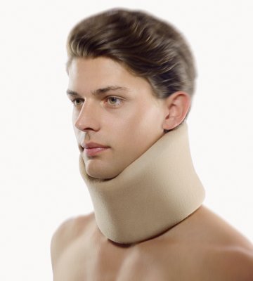 Bort Cervicalstütze anatomisch geformt beige>>>>Ausf.: Kinnhöhe 11,0 cm Gr. L