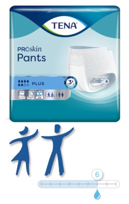 TENA Pants PROskin Plus,L(4x14Stk),