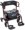Rollator Diamond Deluxe mit Fußstützen rot>>>> Rollator Diamond Deluxe mit Fußstützen rot>>>>