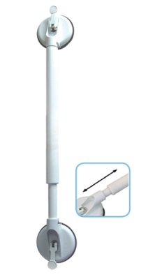 Saughaltegriff Solido T ausziehbar weiß>>>>560-690 mm