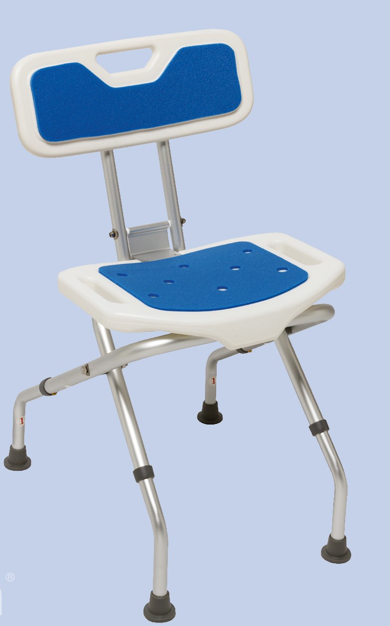 Blue seat Duschhocker faltbar mit Rückenlehne Blue seat Duschhocker faltbar mit Rückenlehne