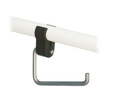 831142.jpg Toilettenpapierhalter f.,Stützklappgriffe Edelstahl,