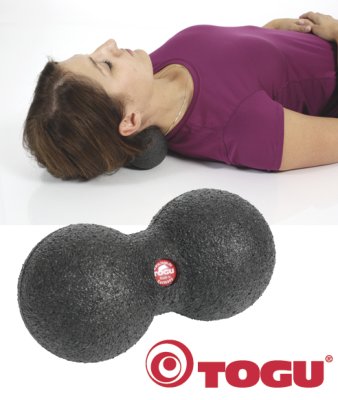 Blackroll Massageball DuoBall, schwarz>>>>8 cm