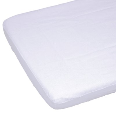 Spannbettbezug Folie/Frottee>>>>100 x 200 cm