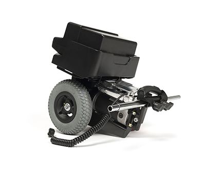 Schiebehilfe V-Drive, elektrisch>>H.D.-Version Belastbarkeit bis 200 kg (inkl. Rollstuhl)