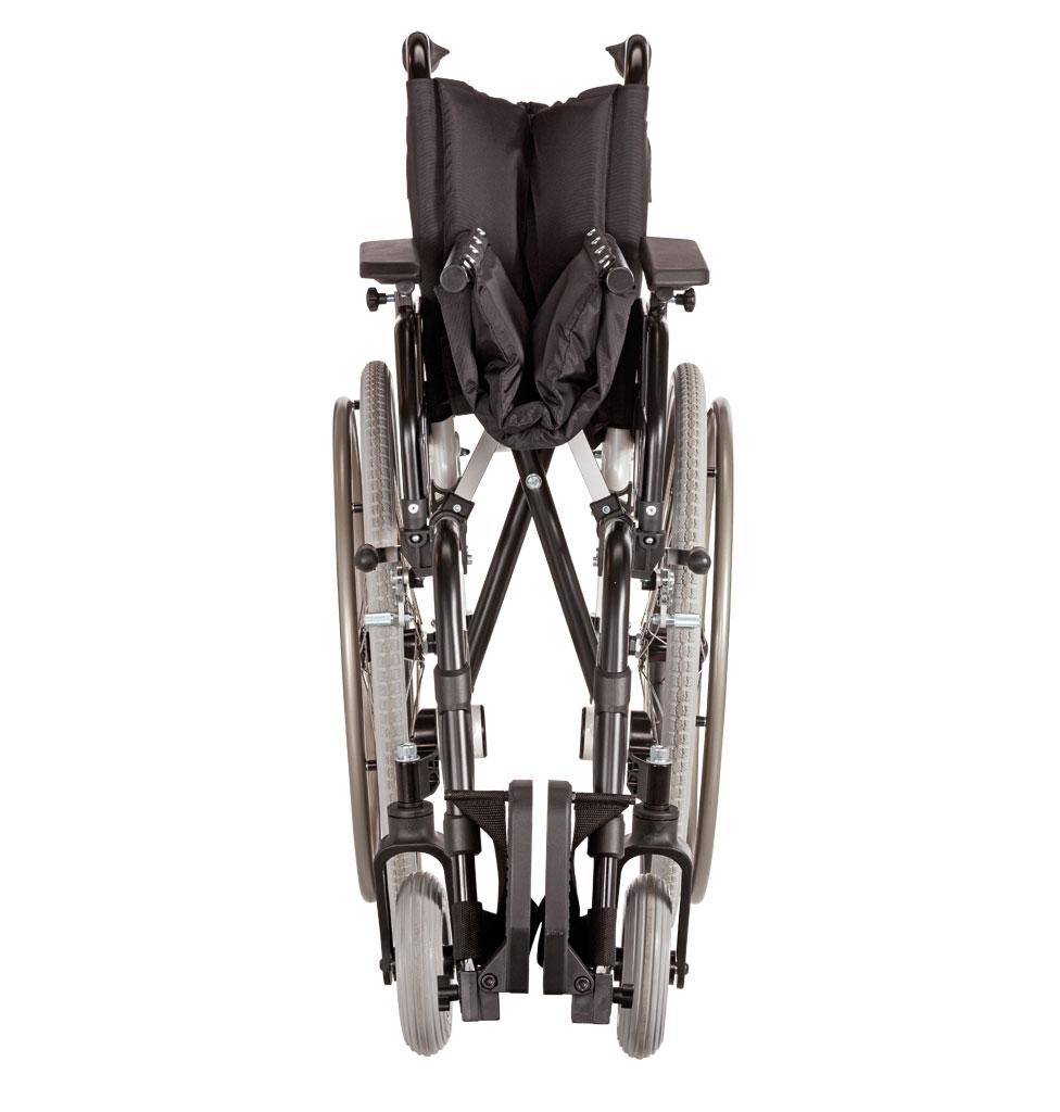 Leichtgewichtrollstuhl CANEO S mit Kombiarmlehnen, PU elfenbein>>>>SB 42 cm Rollstuhl S-Eco 2, mit Trommelbremse, PU, Duo-Armlehnen, anthrazit-metallic>>>>SB 37 cm