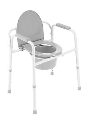 441298.jpg Invacare Toilettensitzgestell Styxo 2 mit Topf und Deckel, weiß-grau>>>>