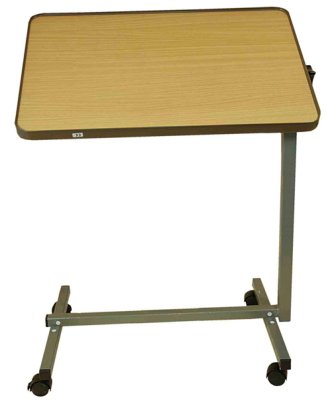 640215.jpg Bett-Tisch,Platte 40x60cm, Höhe 58-104cm, Buchedekor>>>>