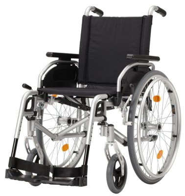 Leichtgewichtrollstuhl Pyro start plus+ mit Trommelbremse Duo-Armlehne,PU>>>>Farbe: blau-metallic SB 43 cm