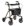 Rollator TAiMA GT mit Netz und Stockhalter PU>>>>Farbe: resedagrün-metallic Taima M GT